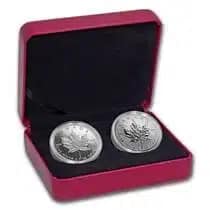 2018 Canadian 30th Anniversary Silver Maple Leaf 2-Coin Set