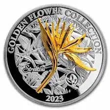 2023 Samoa 1 oz Silver Strelitzia $5 Proof Coin