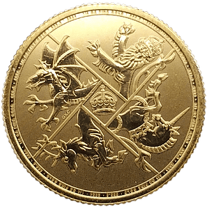 2024 Great Britain Four Nations 1/4 oz Gold Coin