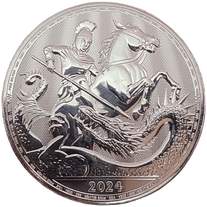 2024 British St. George & The Dragon 1oz Silver Coin